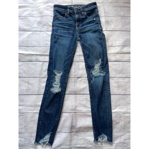 American Eagle Hi Rise Crop Jeggings